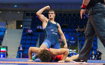 تیم ملی کشتی آزاد جوانان ایران قهرمان جهان شد