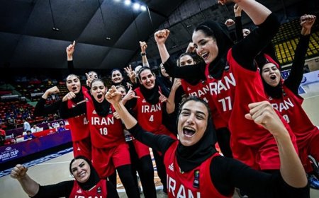 صعود چشمگیر بانوان بسکتبال ایران در رنکینگ جهانی