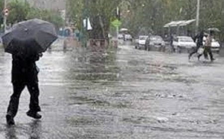 هوای کردستان بارانی می شود