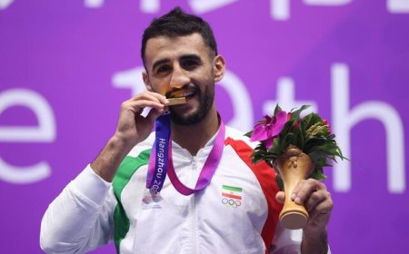 ایران با 3 طلا در رده نهم جدول مدالی روز پنجم بازی‌های آسیایی