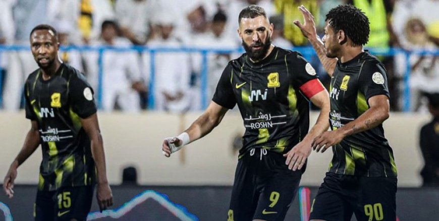 الاتحاد با گل بنزما به صدر جدول رسید