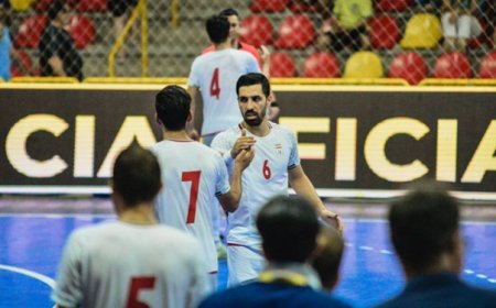 ملی پوشان فوتسال میهمان سفیر ایران در قرقیزستان