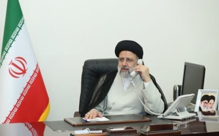 رییسی در تماس تلفنی با امیر قطر: