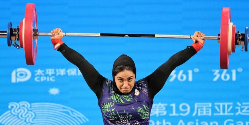 بازی‌های آسیایی| رزاقی در وزنه برداری رکورد ایران را زد اما نهم شد