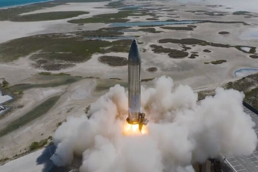 «اسپیس‌ایکس» نمونه اولیه موشک «استارشیپ» را روشن کرد