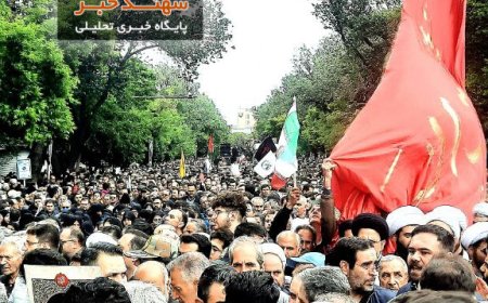 حضور پرشور مردم آذربایجان در مراسم تشییع شهدای خدمت