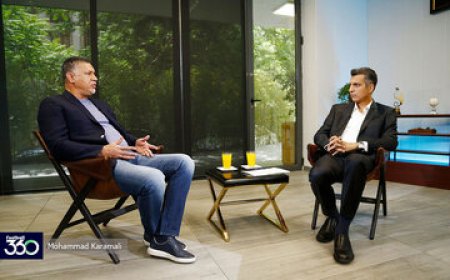 لبخند عادل فردوسی‌پور و برادرش کنار علی دایی