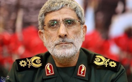 خط و نشان سردار قاآنی برای آمریکا /در شب حمله سپاه به اسرائیل ۸ ناوگروه در دریای سپاه مستقر بود تا جلوی عملیات را بگیرد