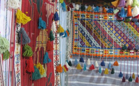 افتتاح بازارچه صنایع دستی و خوراک های سنتی شهرستان کازرون + تصاویر